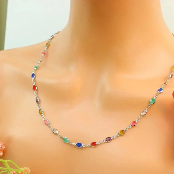 "New Beautiful Design Necklace Chain for Women/Girls, Gift, N595 - Picture 9 of 10